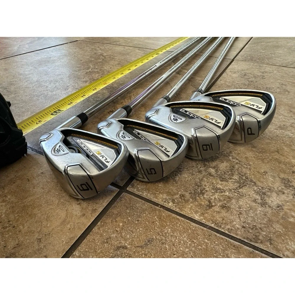 Cobra Fly Z Speed Channel 5,6,9,P Iron Set RH Stiff Flex Steel Shaft